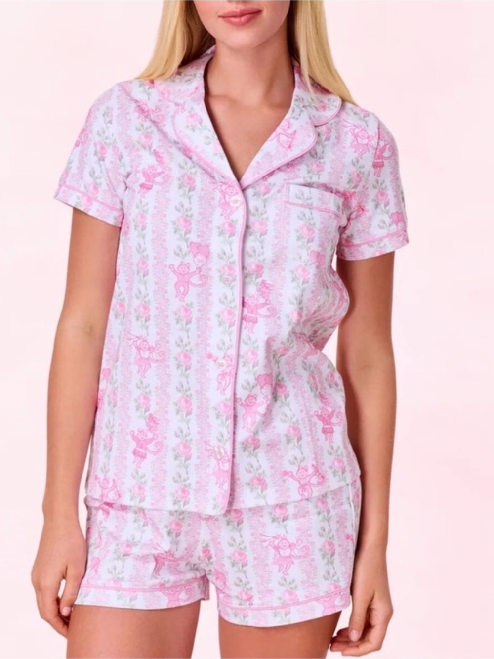 Roller Rabbit x LoveShackFancy Valentine’s Day pajama set